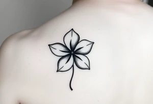 Hong Kong Bahinia Flower, similar to the one on the hong kong flag, no stars inside the flower, the center of the flower is on the right elbow and wraps around the arm. tattoo idea