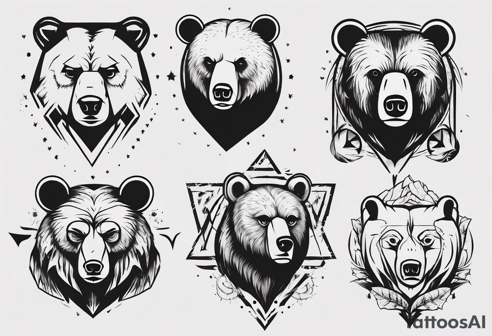 bear tattoo idea