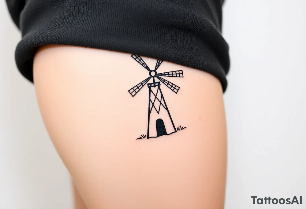 Windmill tattoo idea