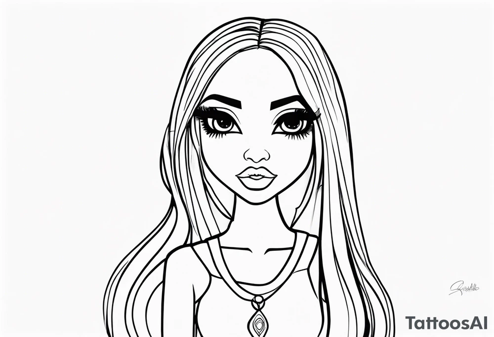 Bratz doll tattoo idea