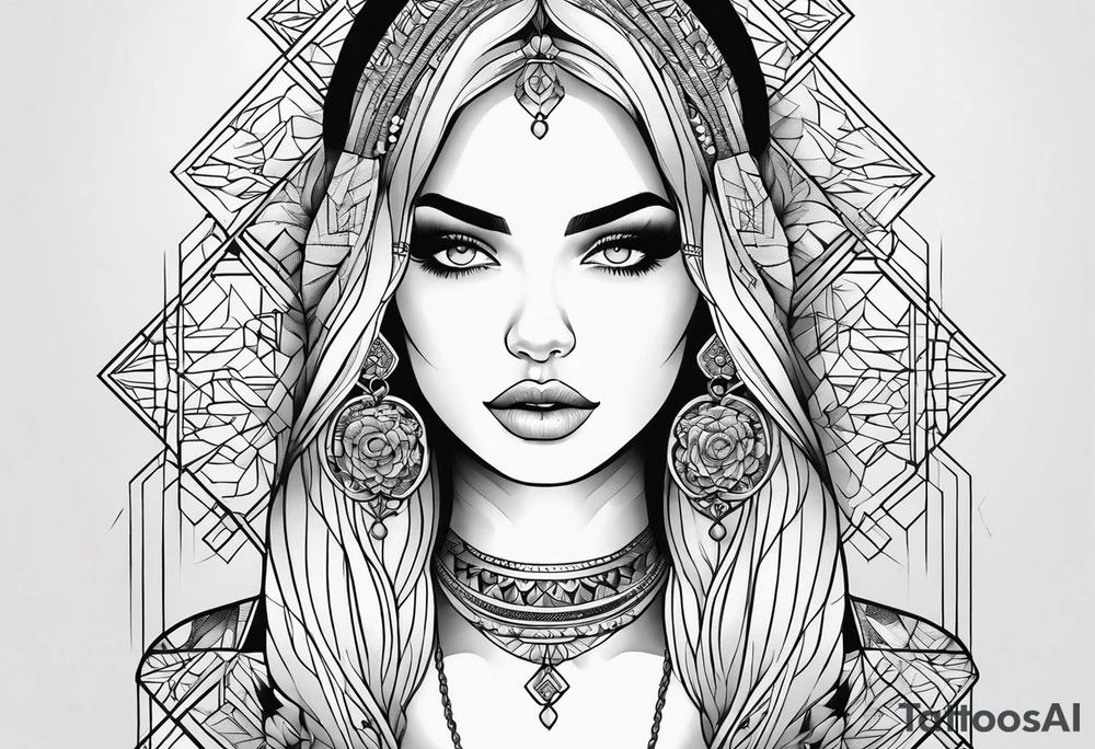 Women tattoo idea