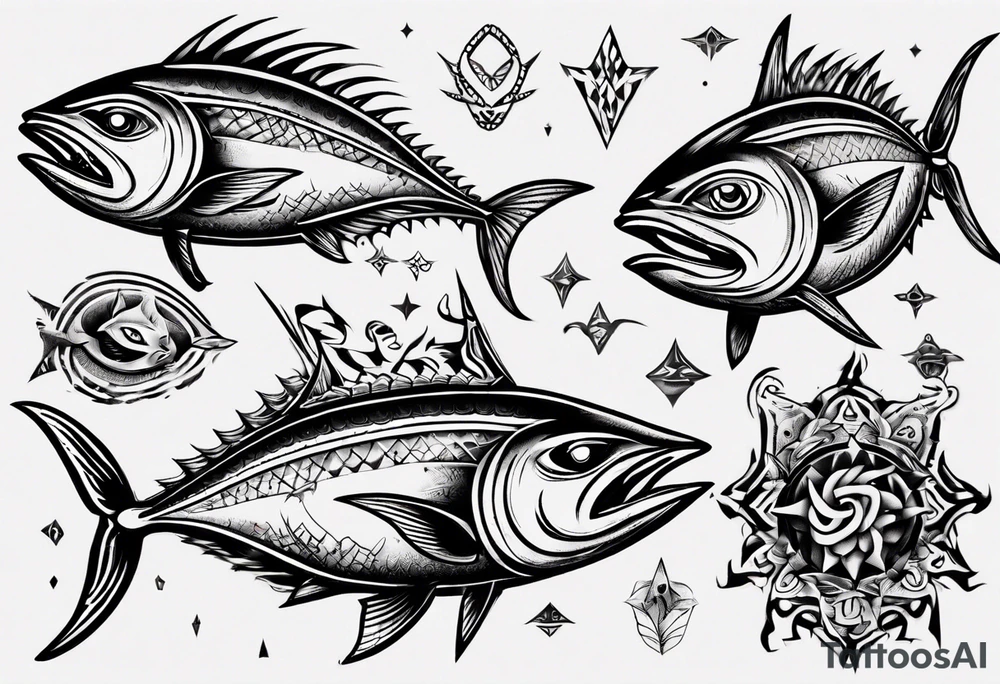 tuna tattoo idea