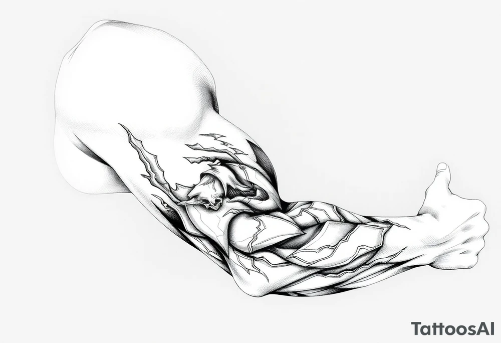 Ancient canopy tattoo idea