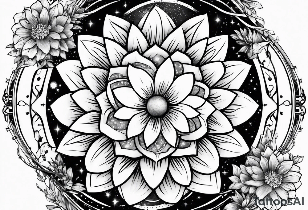 Cosmos tattoo idea