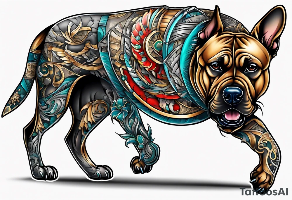 Dog tattoo idea