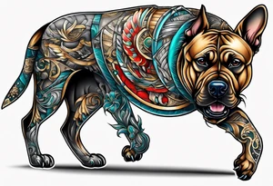 Dog tattoo idea