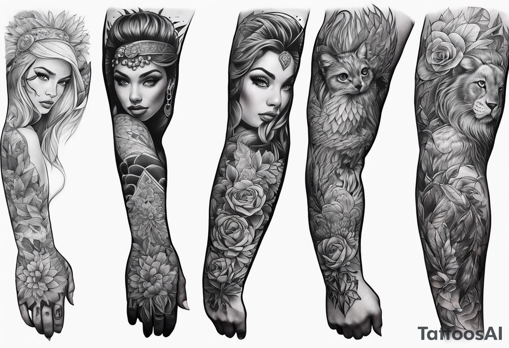 Sleeve tattoo idea