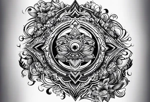 A message where written 4M 4U tattoo idea
