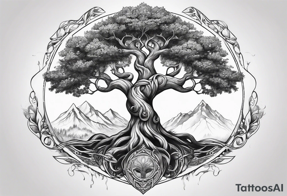 Yggdrasil tattoo idea