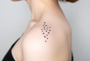 Cascade of stars tattoo idea
