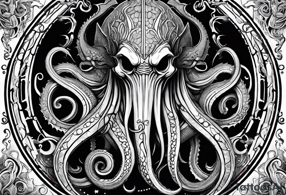 cthulu tattoo idea