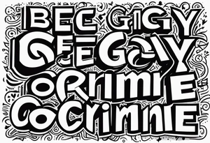 Be Gay Do Crime tattoo idea