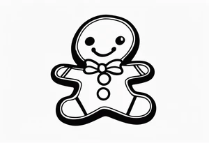 GINGERBREAD MAN tattoo idea