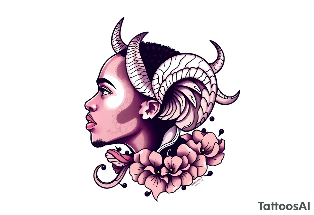 Ekua Mansah, Aries, Sekondi tattoo idea