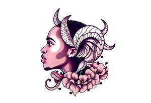 Ekua Mansah, Aries, Sekondi tattoo idea