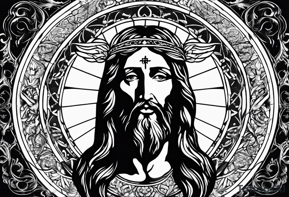 God jesus tattoo idea