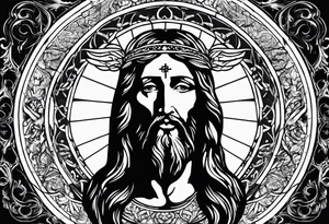 God jesus tattoo idea