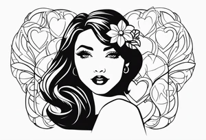 TIFFANY WITH LOVE HEART tattoo idea