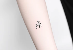 Simple traditional C3po tattoo full body tattoo idea