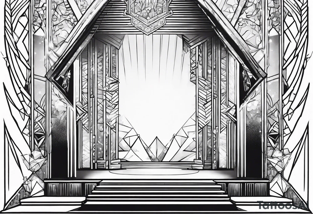 stage, light tattoo idea
