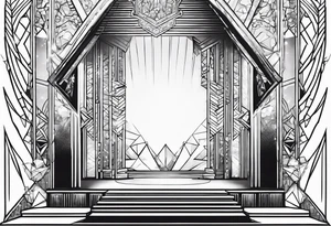 stage, light tattoo idea