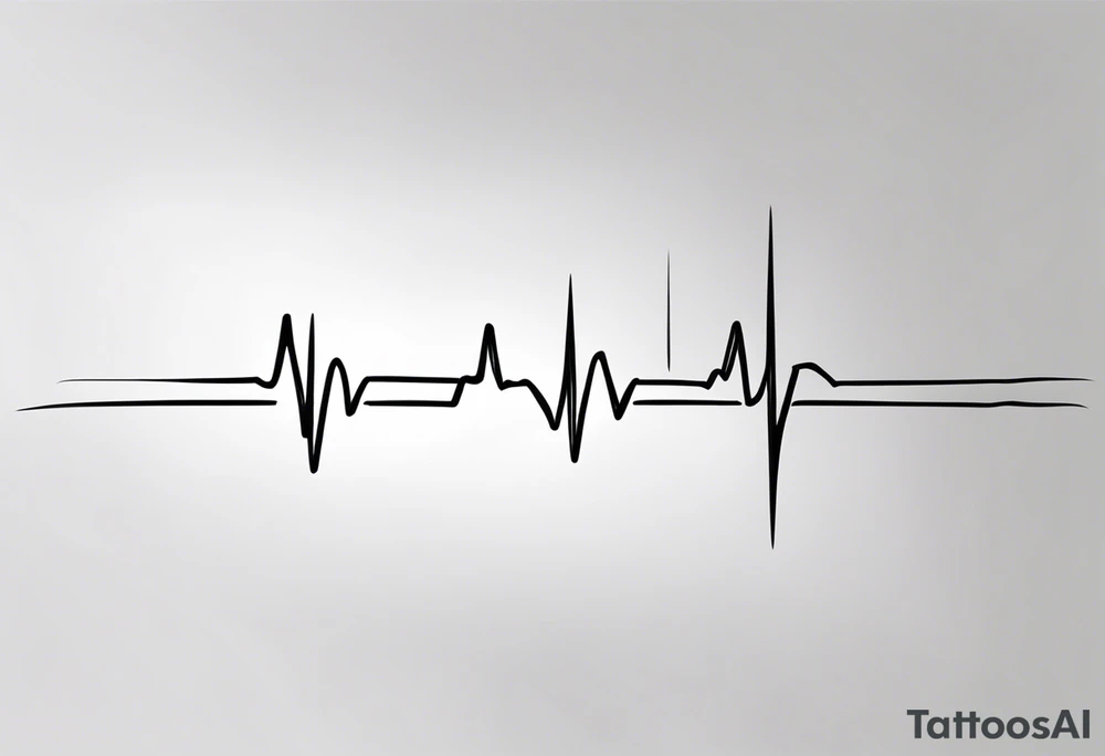 Heartbeat Line tattoo idea