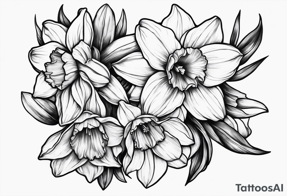 Daffodils tattoo idea