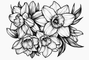 Daffodils tattoo idea