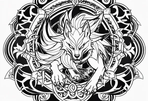 Kurama Naruto tattoo idea