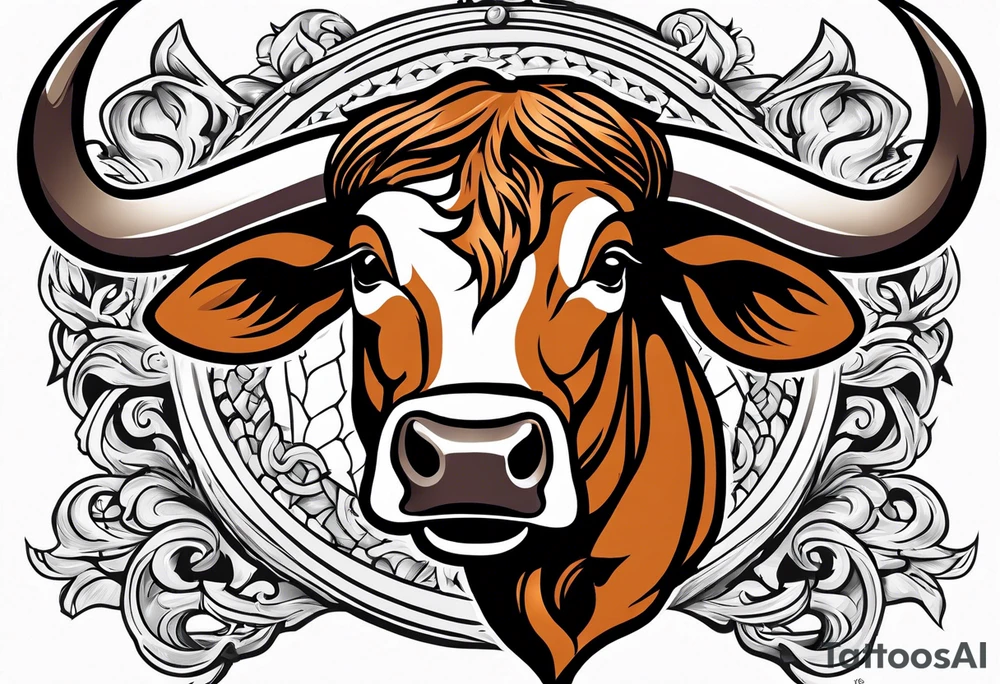 Texas longhorns and A&M aggies tattoo idea