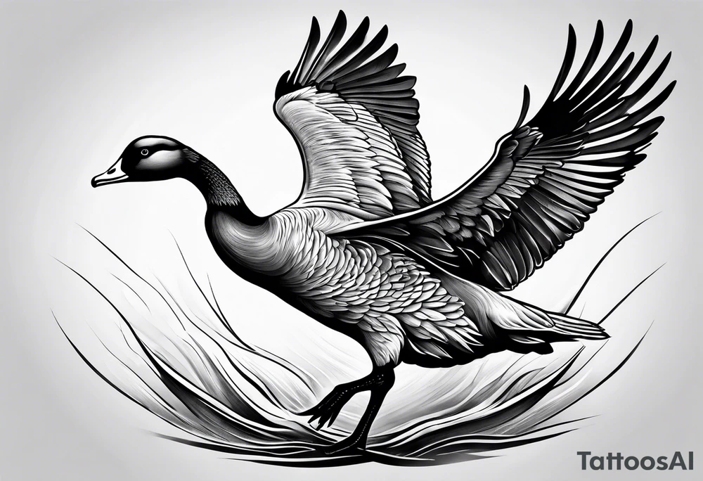 furious goose tattoo idea