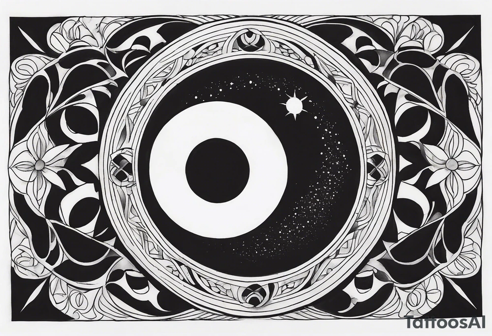Eclipse tattoo idea