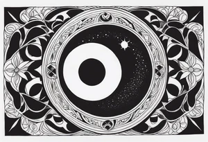 Eclipse tattoo idea