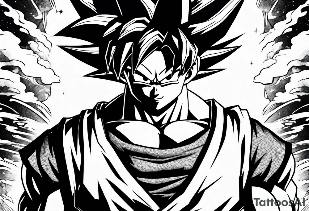 Son Goku tattoo idea
