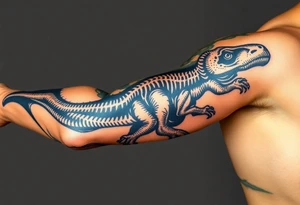 dinosaur tattoo idea