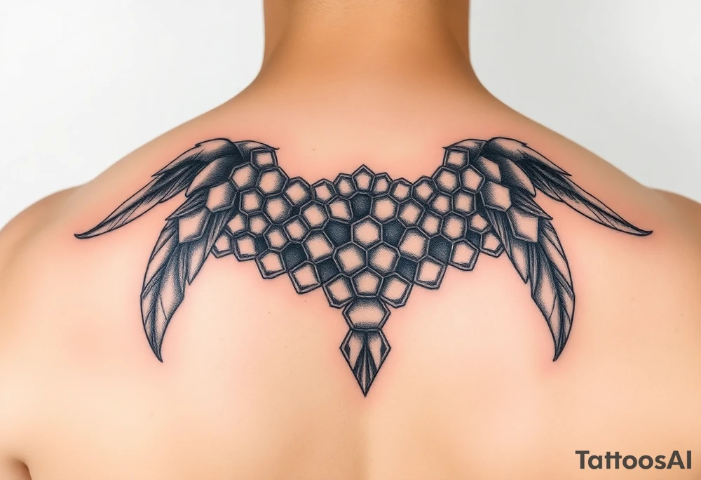 Honey comb tattoo idea
