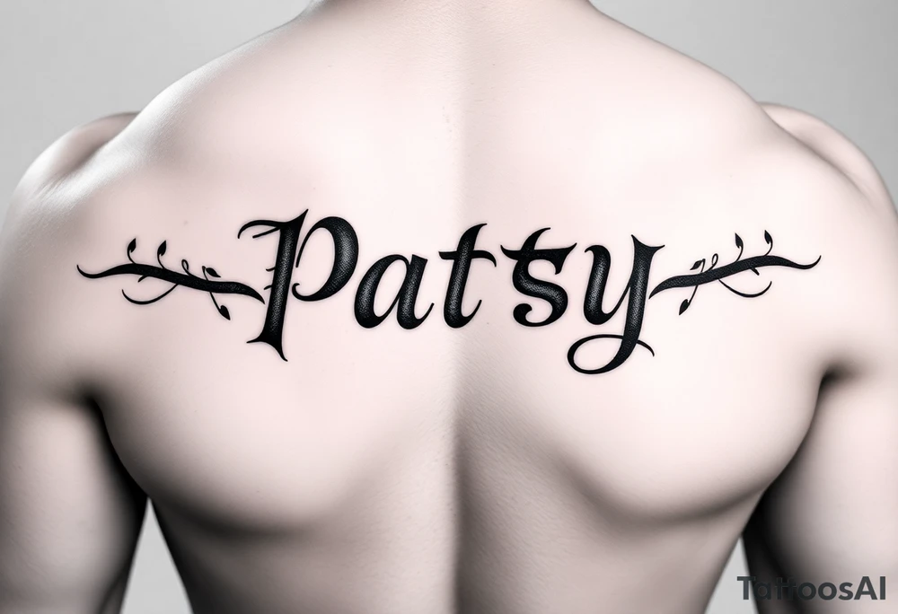 Name patsy tattoo idea