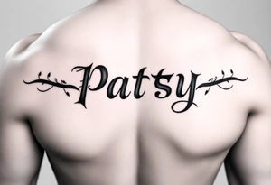 Name patsy tattoo idea