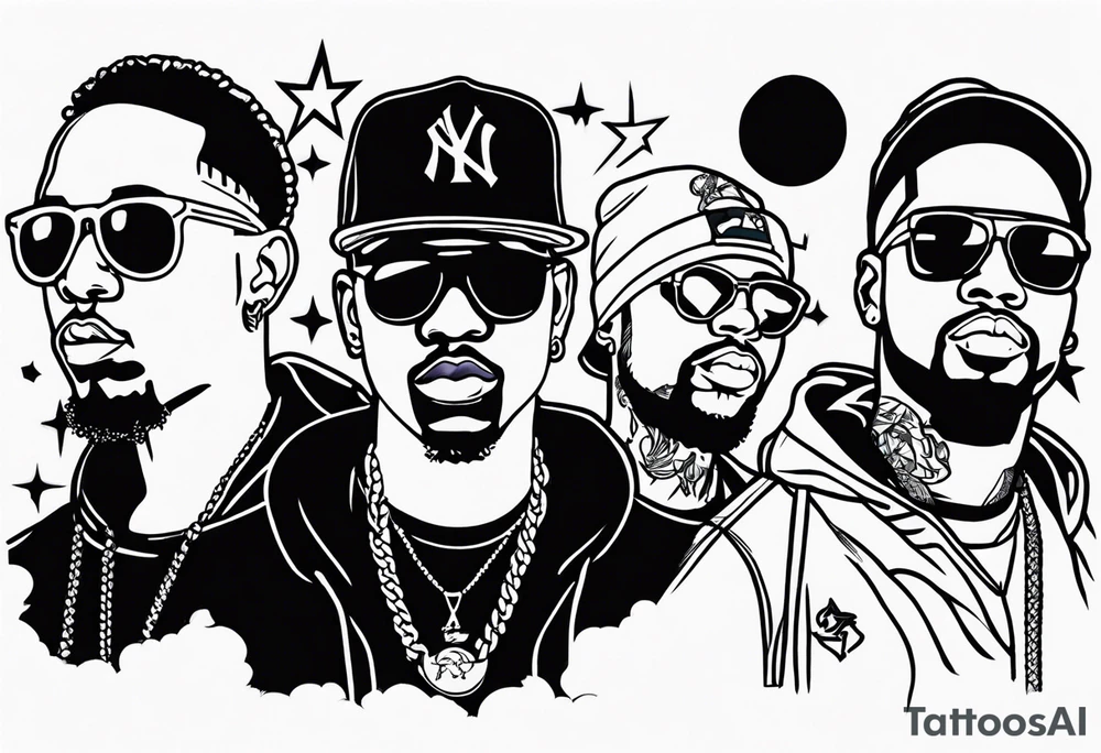 rappers tattoo idea