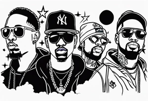 rappers tattoo idea