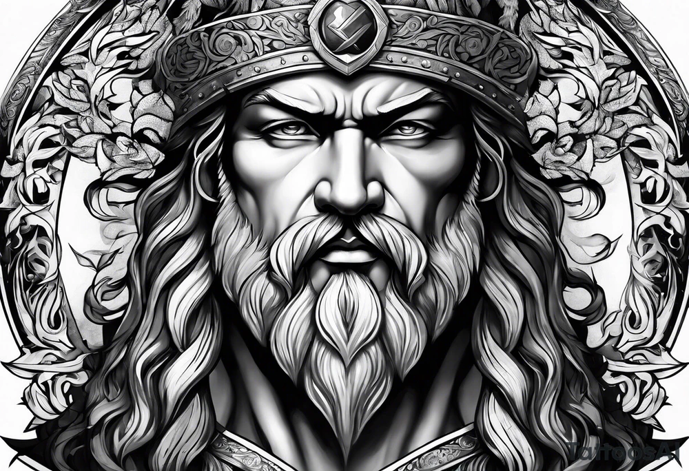 Zeus dominance blizzard tattoo idea