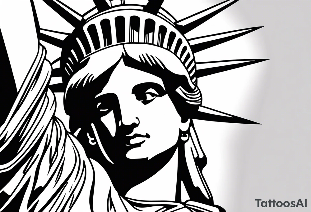 Statue of Liberty tattoo idea