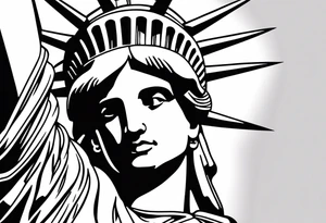 Statue of Liberty tattoo idea