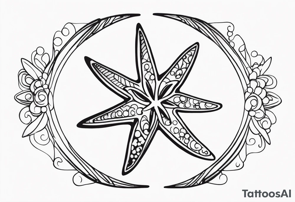 Starfish bracelet tattoo idea