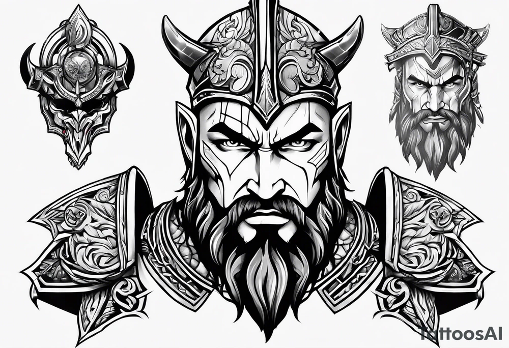 Ares God of War tattoo idea