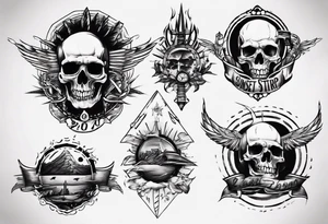 sunset strip tattoo idea