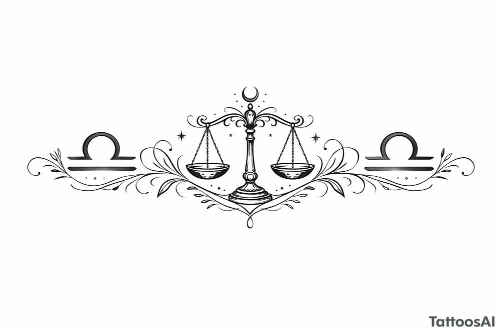 Triple libra tattoo idea