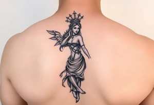 pleasure goddess for arm tattoo idea