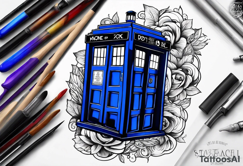 Only the tardis. Nothing more, nothing less. tattoo idea