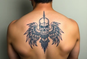 Atlanta theme with horror theme and god theme tattoo idea